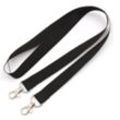 1" Custom Open Ended Polyester Lanyard w/ Badge Holder | https://www.bestnamebadges.com
