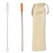 Reusable Straw w/ Cleaning Kit | https://www.bestnamebadges.com
