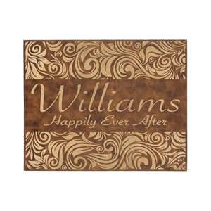 16" x 20" Leatherette Wall Decor