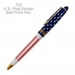 Popular US Flag Design Pens, Patriotic Ballpoint Pen | https://www.bestnamebadges.com