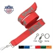 3/4" USA Made Polyester Lanyard w/ ID Badge Holder | https://www.bestnamebadges.com