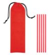 5-Pack On The Go Straws With Pouch | https://www.bestnamebadges.com