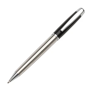 St Lucia Brushed S/Steel Pen | https://www.bestnamebadges.com