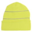 Knit Cuff Beanie With Reflective Stripes | https://www.bestnamebadges.com