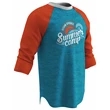 Adult Juice Crew Neck with Raglan 3/4 Sleeve | https://www.bestnamebadges.com