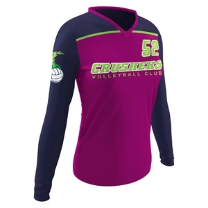 Long Sleeve V-Neck Girl's T-Shirt