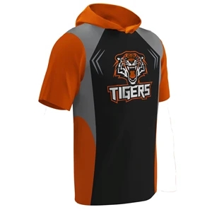 Adult Juice Short Sleeve T-Shirt Hoodie with Pocket