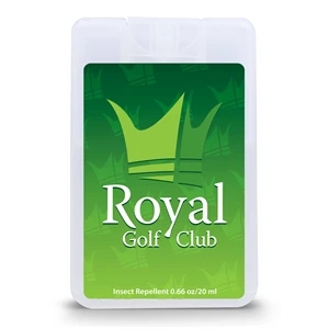 Credit Card Style Natural Insect Repellent Spray | https://www.bestnamebadges.com