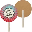 Recycled Hand Fan | https://www.bestnamebadges.com