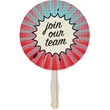Recycled Hand Fan | https://www.bestnamebadges.com