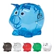 Mini Plastic Piggy Bank | https://www.bestnamebadges.com