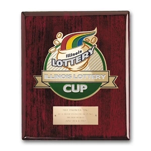 Etch/Colorfill Plaq - Rosewood | https://www.bestnamebadges.com