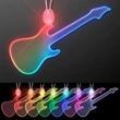 LED Acrylic Guitar Necklace | https://www.bestnamebadges.com