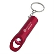 Aluminum LED Flashlight With Bottle Opener | https://www.bestnamebadges.com