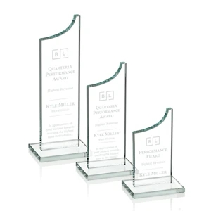 Eden Award - Clear | https://www.bestnamebadges.com