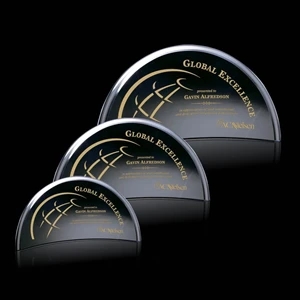 Bluffwood Award - Black | https://www.bestnamebadges.com