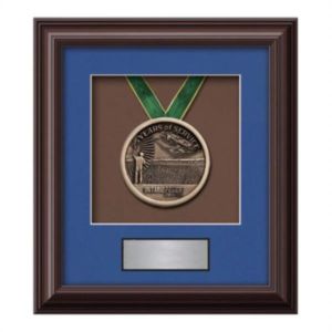 Monarch Medallion - Mahogany | https://www.bestnamebadges.com