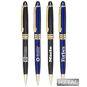 Union Printed, "Gleaming" Metal Twist Pen