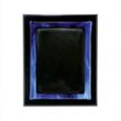Metallic Fusion Plaque - Black/Blue | https://www.bestnamebadges.com