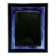 Metallic Fusion Plaque - Black/Blue | https://www.bestnamebadges.com