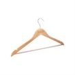17 1/2" x 9" Solid Maple Clothes Hanger | https://www.bestnamebadges.com