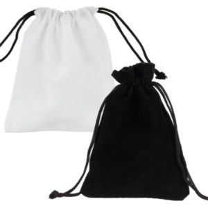 Velvet Drawstring Pouch | https://www.bestnamebadges.com