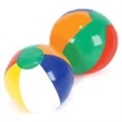 Popular ! 12" Inflatable Beach Ball with 6 Panels | https://www.bestnamebadges.com