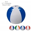 Popular ! 12" Inflatable Beach Ball with 6 Panels | https://www.bestnamebadges.com