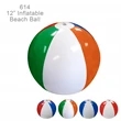 Popular ! 12" Inflatable Beach Ball with 6 Panels | https://www.bestnamebadges.com