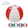 Popular ! 12" Inflatable Beach Ball with 6 Panels | https://www.bestnamebadges.com