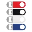Short Paddle Vinyl Wrapped Bottle Opener | https://www.bestnamebadges.com