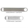 Behemoth Stainless Steel Bottle Opener | https://www.bestnamebadges.com