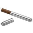 Robusto Stainless Steel Cigar Tube | https://www.bestnamebadges.com