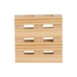 3" Square Mini Pallet Wood Coaster | https://www.bestnamebadges.com