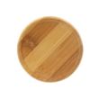 Bamboo Round Beverage Coaster | https://www.bestnamebadges.com
