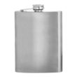 8 oz. Stainless Steel Hip Flask | https://www.bestnamebadges.com