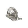 Mini Polished Stainless Steel Flask Funnel | https://www.bestnamebadges.com