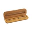 Bamboo Case With Pen Gift Set | https://www.bestnamebadges.com