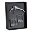 Lachlan Waiter's Corkscrew & Shot Glass Gift Set | https://www.bestnamebadges.com