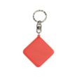 Clearance! Square Diamond Red Reflector Keyring | https://www.bestnamebadges.com