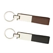Leather And Silver Keyring | https://www.bestnamebadges.com