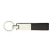Leather And Silver Keyring | https://www.bestnamebadges.com