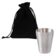 4 pack 1 oz. Stainless Steel Shot Glass Cups | https://www.bestnamebadges.com