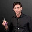 Light-up plastic pen | https://www.bestnamebadges.com