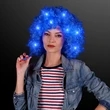 Light Up Afro Wig with Flashing LEDs | https://www.bestnamebadges.com