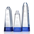 Radiant Obelisk Award - Blue | https://www.bestnamebadges.com