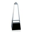 Groove Obelisk Award - Black | https://www.bestnamebadges.com