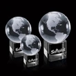 Globe On Cube Award | https://www.bestnamebadges.com