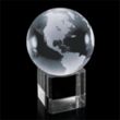 Globe On Cube Award | https://www.bestnamebadges.com