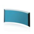 Crescent Award - Teal | https://www.bestnamebadges.com